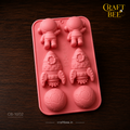 Craft Bee Premium Silicone Rocket & Astronaut Resin Mould| CB-1002